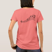Pianisten Rock Musician's Tee Shirt (Rückseite)