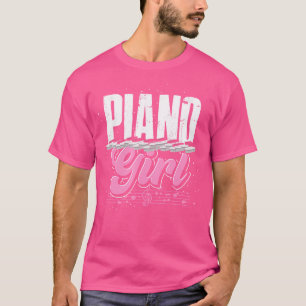 Pianistinnen Klavierspielerin Frauen Klassische Mu T-Shirt