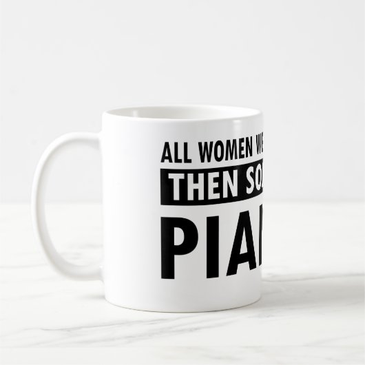 Pianistmusikentwürfe Kaffeetasse (Links)