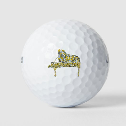 Piano abstrakt golfball (Vorderseite)