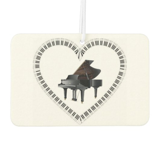 Piano Air Freshener Autolufterfrischer (Rückseite)