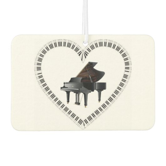 Piano Air Freshener Autolufterfrischer (Vorderseite)