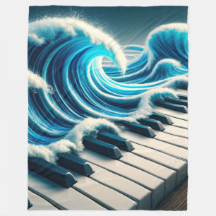 Piano Art Fleecedecke