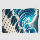 Piano Art Golfhandtuch (Horizontal)