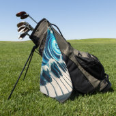 Piano Art Golfhandtuch (Gras)