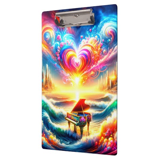 Piano Art Klemmbrett (Links)