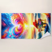 Piano Art Strandtuch (Vorderseite)