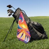 Piano Artwork Golfhandtuch (Gras)