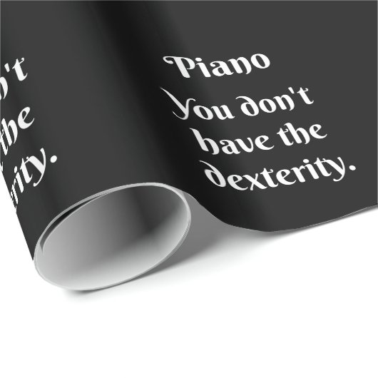 Piano Attitude! Geschenkpapier (Rolleneckpunkt)