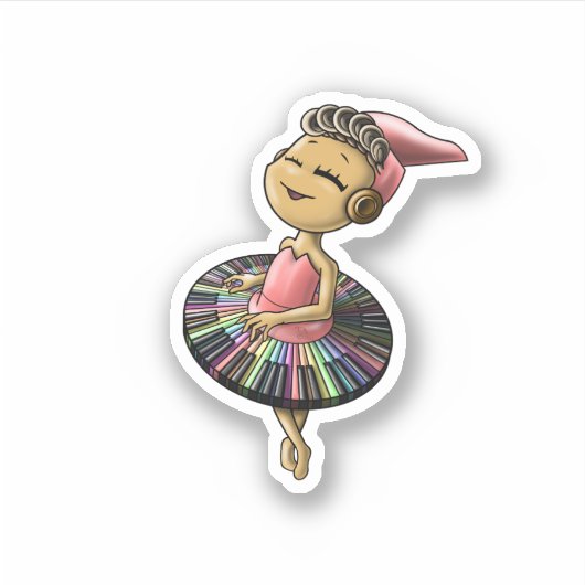 Piano Aufkleber (Vorderseite)