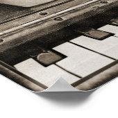 Piano Ballet Duet klein Poster (Ecke)