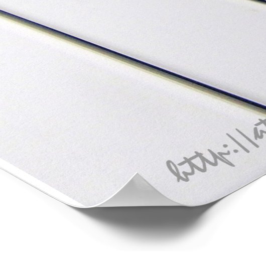 Piano-Blume Poster (Ecke)