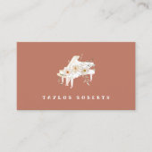 Piano-Blume Visitenkarte (Vorderseite)