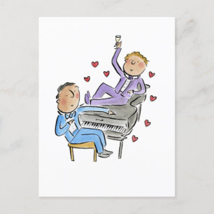 Piano Boys Postkarte