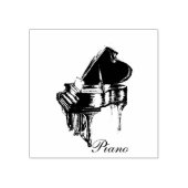 Piano-Briefmarke Gummistempel (Prägung)
