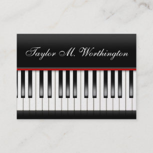 Piano Business Card - SRF Visitenkarte