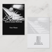 Piano - Business-, Zeitplan Karte (Vorne/Hinten)