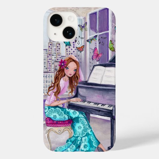 Piano Butterfly Music | Fall Iphone 6 Case-Mate iPhone Hülle (Rückseite)
