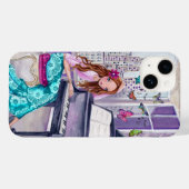 Piano Butterfly Music | Fall Iphone 6 Case-Mate iPhone Hülle (Rückseite (Horizontal))