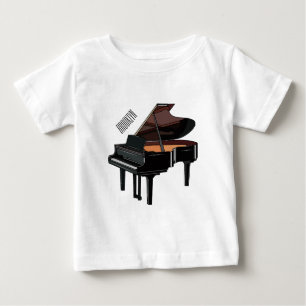 Piano-Cartoon Baby T-shirt