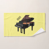 Piano-Cartoon Badhandtuch Set (Handtuch)