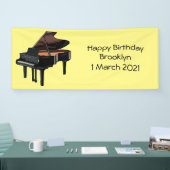Piano-Cartoon Banner (Messe)