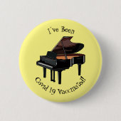 Piano-Cartoon Button (Vorderseite)