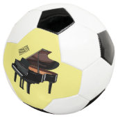 Piano-Cartoon Fußball (Dreiviertel)