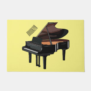 Piano-Cartoon Fußmatte