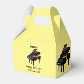 Piano-Cartoon Geschenkschachtel (Rückseite)