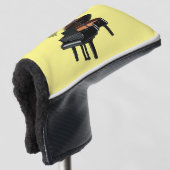 Piano-Cartoon Golf Headcover (3/4 Vorderseite)