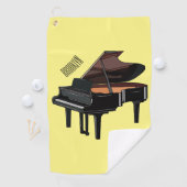 Piano-Cartoon Golfhandtuch (Insitu)