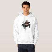 Piano-Cartoon Hoodie (Vorne ganz)