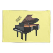 Piano-Cartoon Kissenbezug (Rückseite)