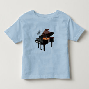 Piano-Cartoon Kleinkind T-shirt