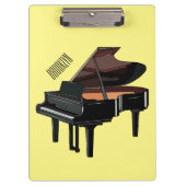 Piano-Cartoon Klemmbrett (Vorderseite)