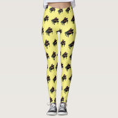 Piano-Cartoon Leggings (Vorderseite)