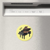 Piano-Cartoon Magnet (In Situ (Geschirrspüler))