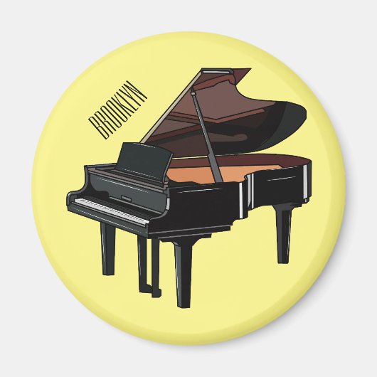 Piano-Cartoon Magnet (Vorne)