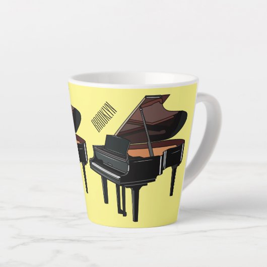 Piano-Cartoon Milchtasse (Rechte Ecke)