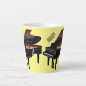 Piano-Cartoon Milchtasse (Vorderseite)