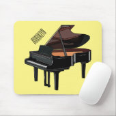 Piano-Cartoon Mousepad (Mit Mouse)