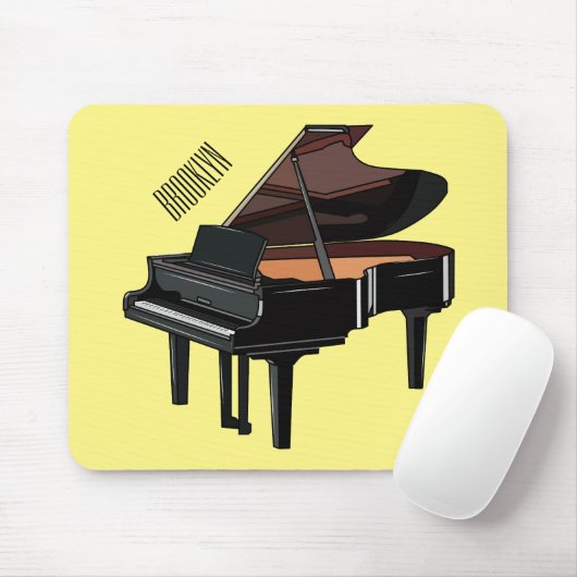 Piano-Cartoon Mousepad (Mit Mouse)