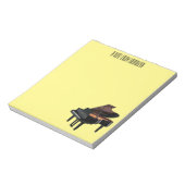 Piano-Cartoon Notizblock (Rotiert)