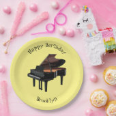 Piano-Cartoon Pappteller (Party)