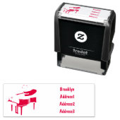 Piano-Cartoon Permastempel (Beispiel)