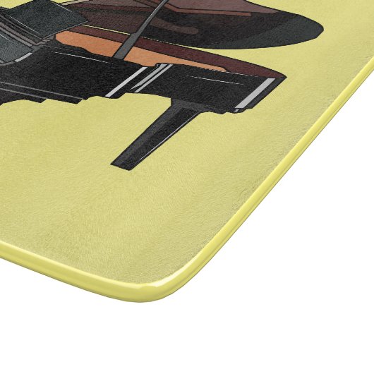 Piano-Cartoon Schneidebrett (Ecke)