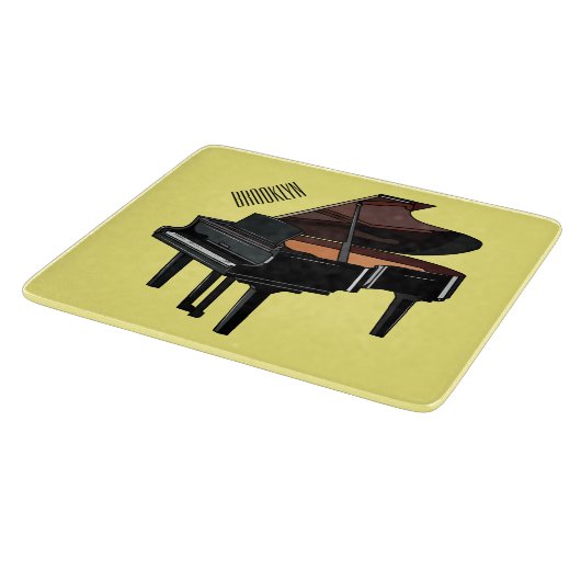 Piano-Cartoon Schneidebrett (Ecke)