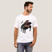 Piano-Cartoon T-Shirt (Vorne ganz)
