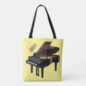 Piano-Cartoon Tasche (Rückseite)